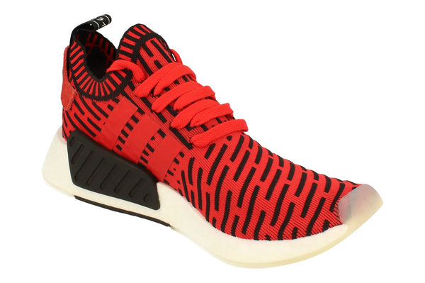 Adidas Originals NMD_R2 PK Mens Sneakers  - Red Black White Bb2910 - Photo 0