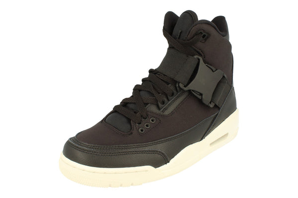 Nike Womens Air Jordan 3 Retro Exp Xx Hi Top Trainers Bq0006  001 - Black Sail 001 - Photo 0
