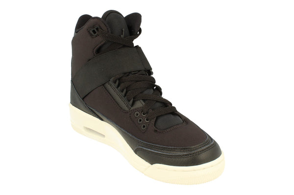 Nike Womens Air Jordan 3 Retro Exp Xx Hi Top Trainers Bq0006  001 - Black Sail 001 - Photo 0