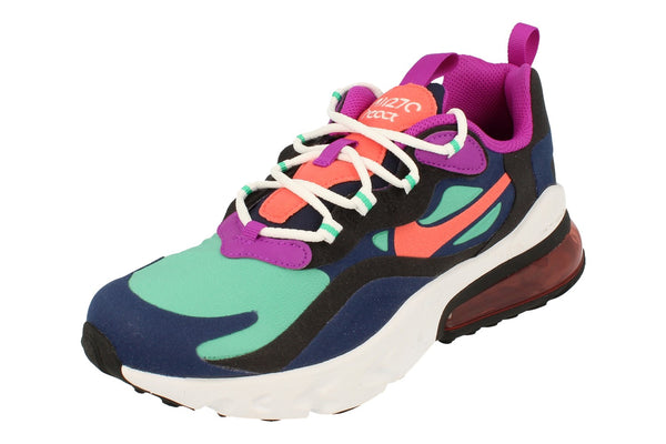 Nike Air Max 270 React GS Bq0103 402 - Blue Void Magic Ember Black 402 - Photo 0
