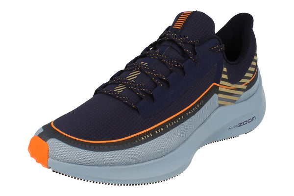 Nike Zoom Winflo 6 Shield Mens Bq3190  400 - Blackened Blue Gold 400 - Photo 0
