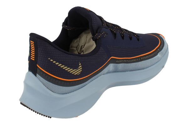 Nike Zoom Winflo 6 Shield Mens Bq3190  400 - Blackened Blue Gold 400 - Photo 0
