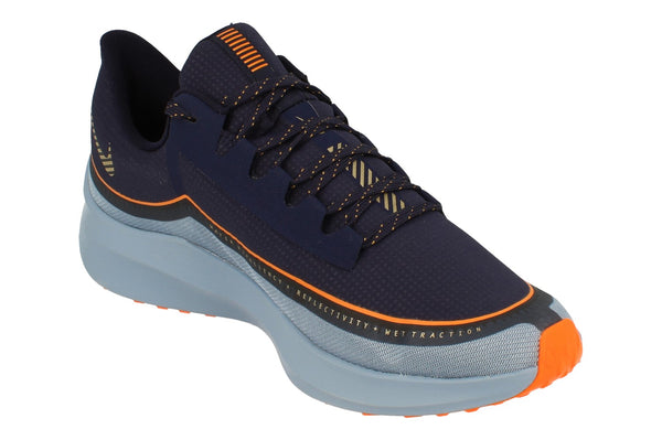 Nike Zoom Winflo 6 Shield Mens Bq3190  400 - Blackened Blue Gold 400 - Photo 0