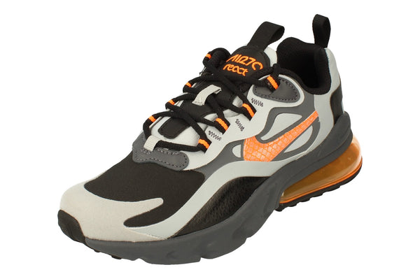 Nike Air Max 270 React Winter GS Bq4760  001 - Black Total Orange Grey 001 - Photo 0