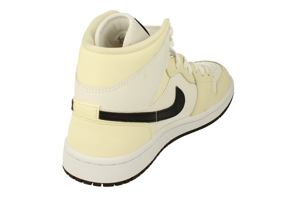 Nike Womens Air Jordan 1 Mid Trainers Bq6472  121 - Coconut Milk Black 121 - Photo 0
