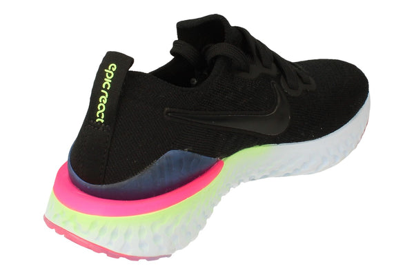 Nike Womens Epic React Flyknit 2 Bq8927  003 - Black Sapphire 003 - Photo 0