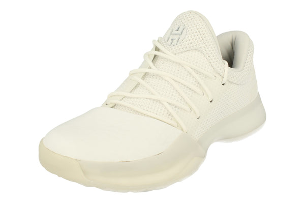 Adidas Harden Vol.1 Junior Basketball Trainers Sneakers  - White Grey Black Bw1110 - Photo 0