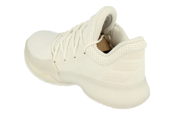 Adidas Harden Vol.1 Junior Basketball Trainers Sneakers  - White Grey Black Bw1110 - Photo 0