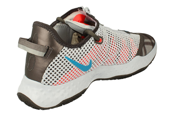 Nike Pg 4 Mens Basketball Trainers Cd5079  002 - Football Grey Laer Blue 002 - Photo 0