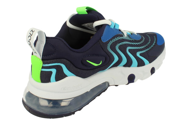 Nike Air Max 270 React Eng GS Cd6870  400 - Blackended Blue Green Strike 400 - Photo 0