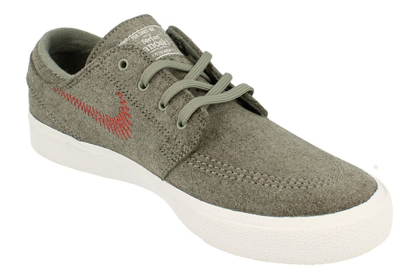 Nike Sb Zoom Janoski Flyleather Rm Mens Trainers Ci3836  005 - Tumbled Grey University Red 005 - Photo 0