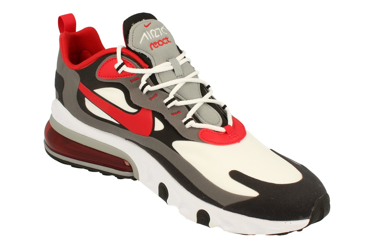 Men's Nike Air Max 270 React Black/University Red-White (CI3866 002) - 10 