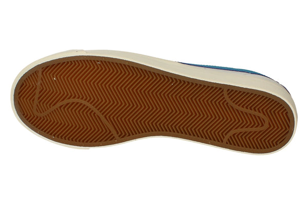 Nike Blazer Low Leather Mens Trainers Ci6377  104 - White Laser Blue Sail 104 - Photo 0