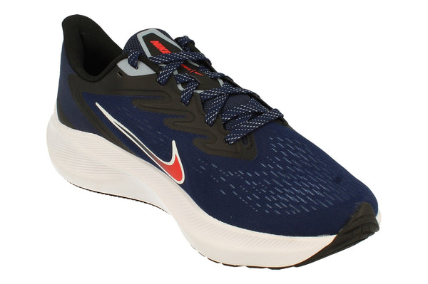 Nike Zoom Winflo 7 Mens Cj0291  400 - Midnight Navy Bright Crimson 400 - Photo 0