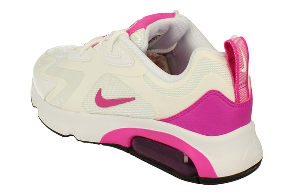Nike Womens Air Max 200 Cj0629  104 - White Fire Pink Black 104 - Photo 0
