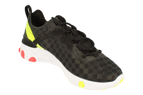 Nike React Element 55 Mens Cj0782 001 - Black Flash Crimson 001 - Photo 0