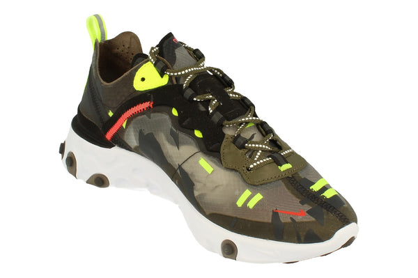 Nike React Element 87 Mens Cj4988  200 - Medium Olive Bright Crimson 200 - Photo 0