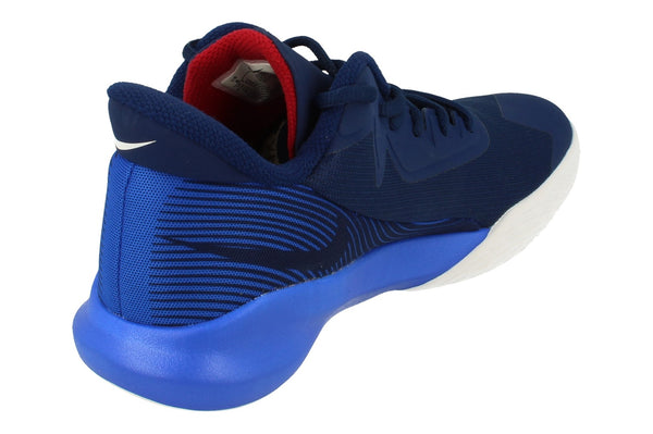 Nike Precision IV Mens Basketball Trainers Ck1069 400 - Blue Void White Racer Blue 400 - Photo 0