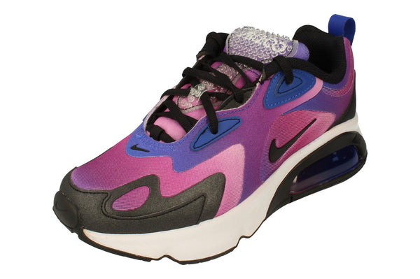 Nike Womens Air Max 200 Se Ck2596  400 - Hyper Blue White Vivid Purple 400 - Photo 0