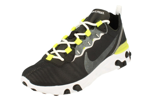 Nike Womens React Element 55 Se Cn3591  001 - Black White Lemon Venom 001 - Photo 0