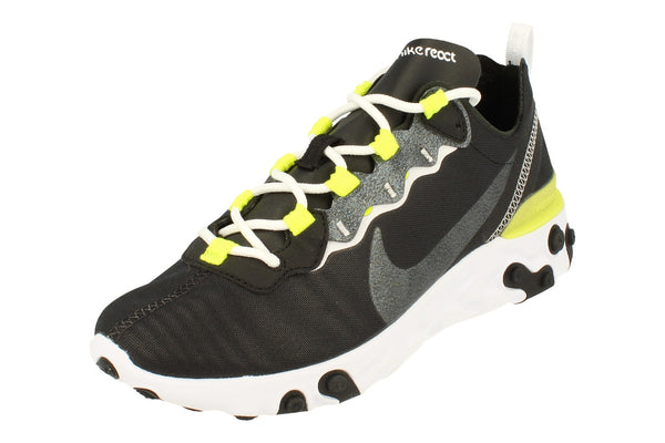 Nike Womens React Element 55 Se Cn3591  001 - Black White Lemon Venom 001 - Photo 0