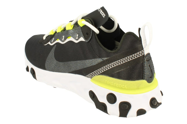 Nike Womens React Element 55 Se Cn3591  001 - Black White Lemon Venom 001 - Photo 0