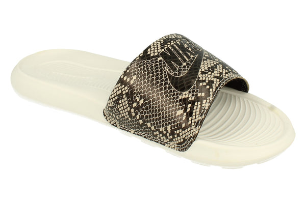 Nike Womens Victori One Slide Print Cn9676 Womens Slides  007 - Desert Sand Black White 007 - Photo 0