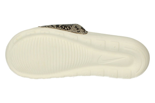 Nike Womens Victori One Slide Print Cn9676 Womens Slides  007 - Desert Sand Black White 007 - Photo 0