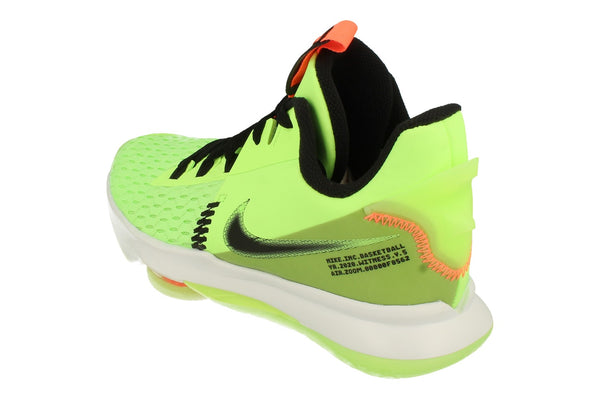 Nike Lebron Witness V Mens Basketball Trainers Cq9380 300 - Lime Glow Black Bright Mango 300 - Photo 0