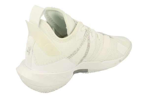 Nike Air Jordan Why Not Zero.4 GS Basketball Trainers Cq9430  101 - White Metallic Silver White 101 - Photo 0