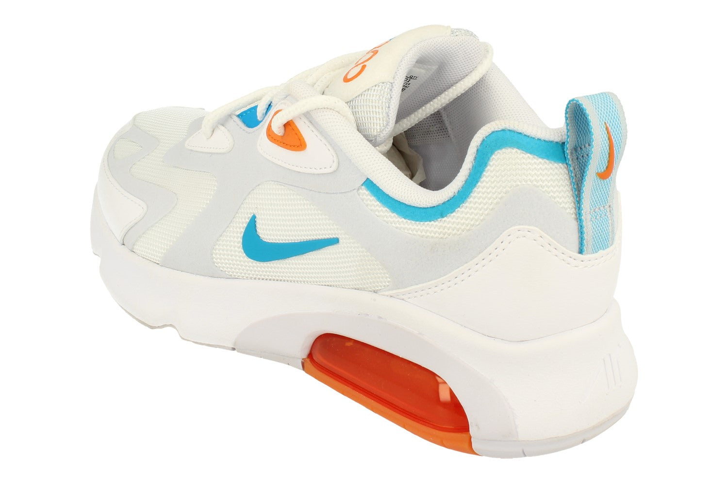 nike air max 200 white and blue