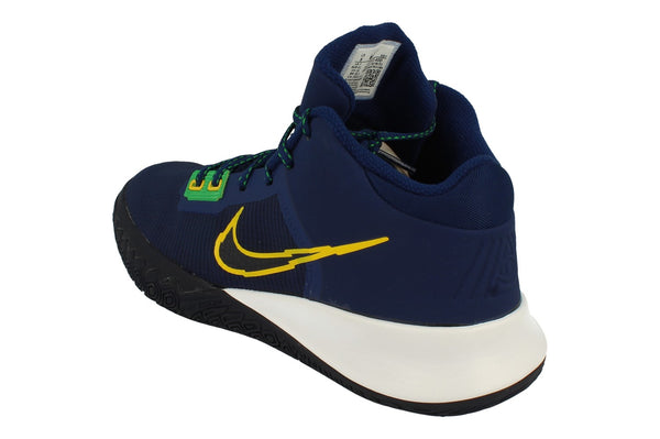 Nike Kyrie Flytrap IV Mens Basketball Trainers Ct1972  400 - Blue Void Speed Yellow 400 - Photo 0