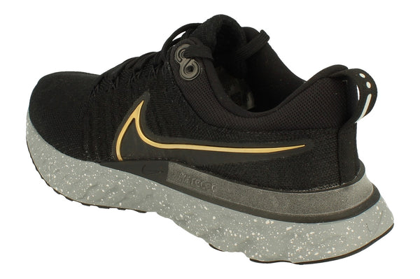 Nike React Infinity Run Fk 2 Mens Ct2357  009 - Black Metallic Gold Smoke Grey 009 - Photo 0