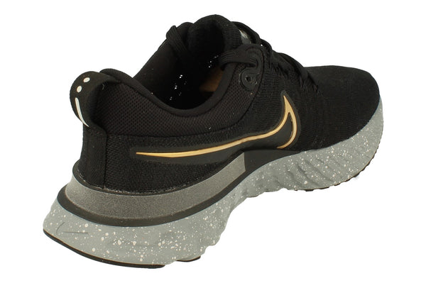 Nike React Infinity Run Fk 2 Mens Ct2357  009 - Black Metallic Gold Smoke Grey 009 - Photo 0