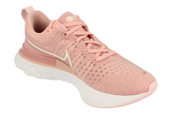 Nike Womens React Infinity Run Flyknit 2 Ct2423  600 - Pink Glaze White Pink Foam 600 - Photo 0
