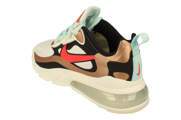 Nike Air Max 270 React Womens Ct3428  100 - Sail Black Metalllic Red 100 - Photo 0