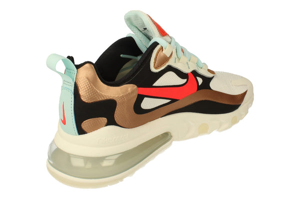 Nike Air Max 270 React Womens Ct3428  100 - Sail Black Metalllic Red 100 - Photo 0