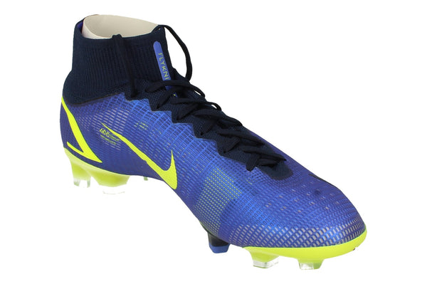 Nike Superfly 8 Elite FG Mens Football Boots Cv0958  574 - Sapphire Volt Blue Void 574 - Photo 0