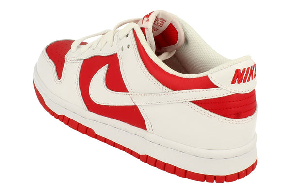 Nike Dunk Low GS Trainers Cw1590  600 - University Red White 600 - Photo 0