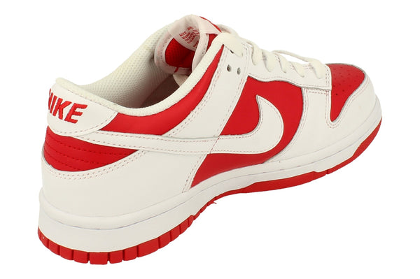 Nike Dunk Low GS Trainers Cw1590  600 - University Red White 600 - Photo 0