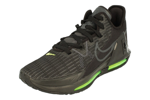Nike Lebron Witness VI Mens Basketball Trainers Cz4052  004 - Black Anthracite Volt 004 - Photo 0