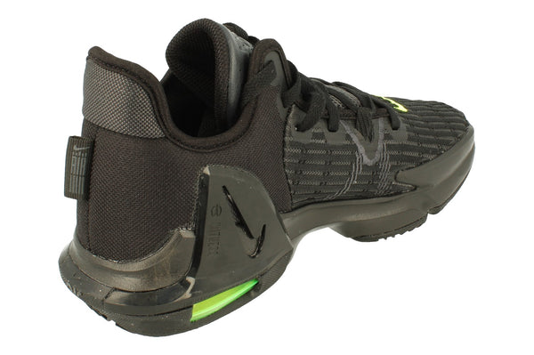 Nike Lebron Witness VI Mens Basketball Trainers Cz4052  004 - Black Anthracite Volt 004 - Photo 0