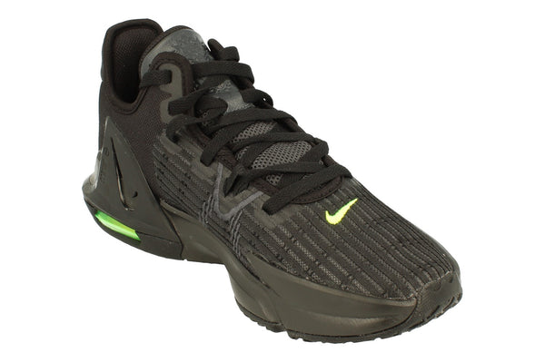 Nike Lebron Witness VI Mens Basketball Trainers Cz4052  004 - Black Anthracite Volt 004 - Photo 0
