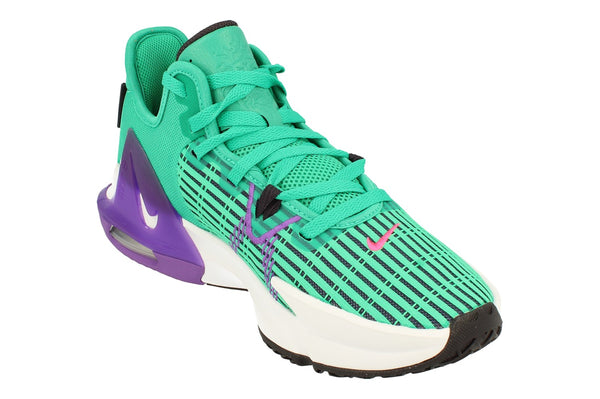 Nike Lebron Witness VI Mens Basketball Trainers Cz4052 300 - Clear Emerald Hyper Pink 300 - Photo 0