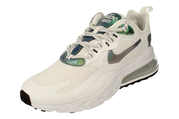 Nike Air Max 270 React Mens Cz7376  100 - White Metallic Silver Black 100 - Photo 0
