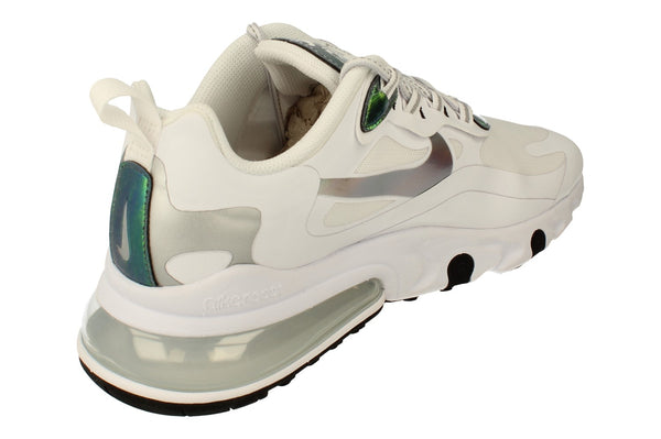 Nike Air Max 270 React Mens Cz7376  100 - White Metallic Silver Black 100 - Photo 0