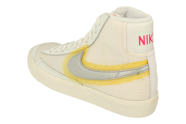 Nike Blazer Mid VNTG 77 Womens Trainers Cz8105  100 - White Metallic Silver 100 - Photo 0
