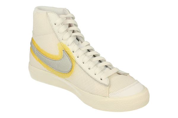 Nike Blazer Mid VNTG 77 Womens Trainers Cz8105  100 - White Metallic Silver 100 - Photo 0