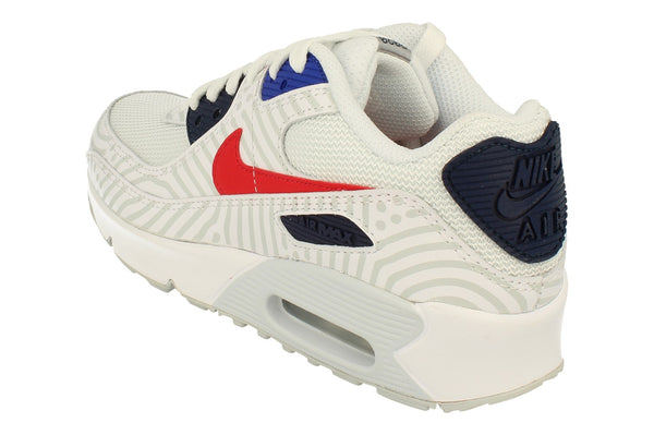 Nike Air Max 90 GS Cz8650  100 - White University Red 100 - Photo 0