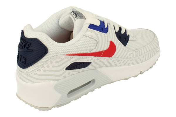 Nike Air Max 90 GS Cz8650  100 - White University Red 100 - Photo 0